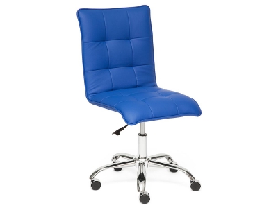 Кресло офисное ZERO экокожа (синий) 